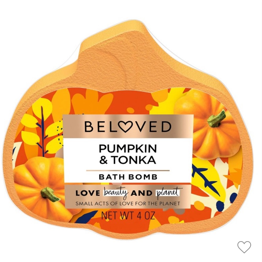 NWT X2 beloved pumpkin & Tonka bath bombs
